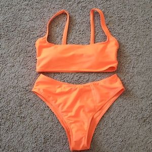 Neon Orange Bikini